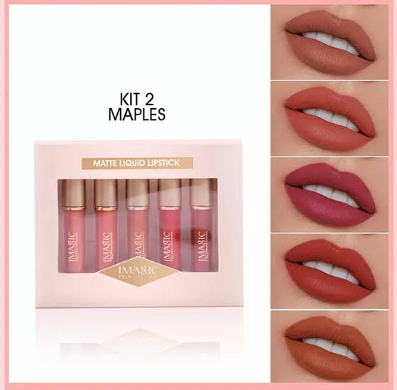 Imagic Matte Liquid Lipstick Kit Set Of 5 – Maples